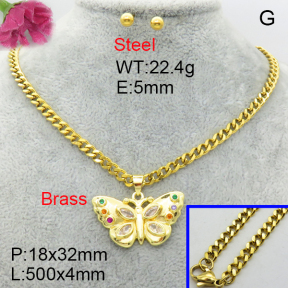 Fashion Brass Sets  F3S008477ahjb-J48