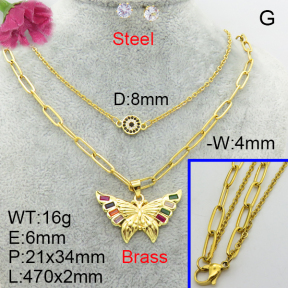 Fashion Brass Sets  F3S008479vihb-J48