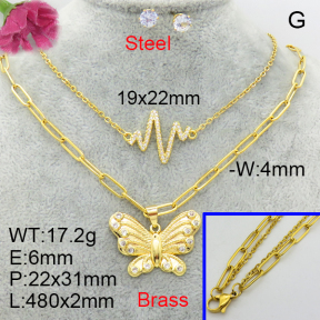 Fashion Brass Sets  F3S008481vihb-J48