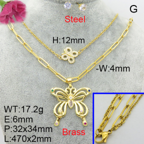 Fashion Brass Sets  F3S008483vihb-J48