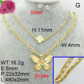 Fashion Brass Sets  F3S008484vihb-J48