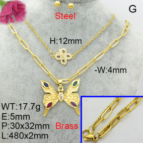 Fashion Brass Sets  F3S008485vihb-J48