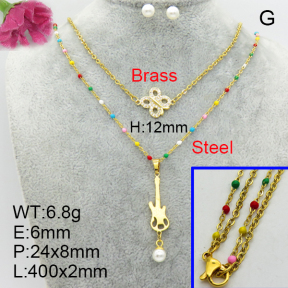 Fashion Brass Sets  F3S008487ahlv-J48