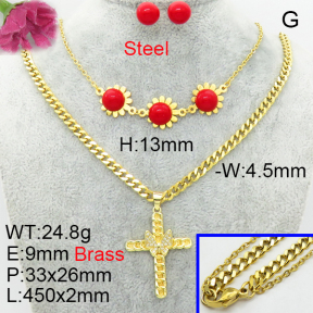 Fashion Brass Sets  F3S008489vhmv-J48