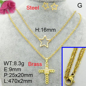 Fashion Brass Sets  F3S008490ahjb-J48