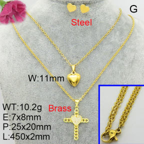 Fashion Brass Sets  F3S008491ahjb-J48