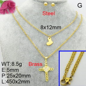 Fashion Brass Sets  F3S008492ahjb-J48