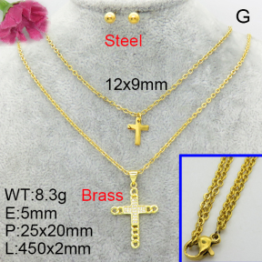 Fashion Brass Sets  F3S008493ahjb-J48