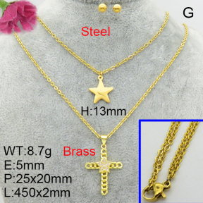 Fashion Brass Sets  F3S008494ahjb-J48