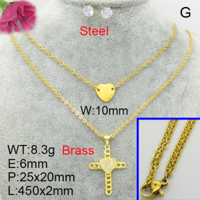 Fashion Brass Sets  F3S008496ahjb-J48