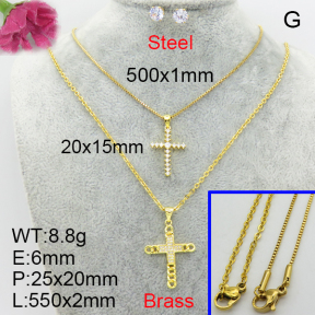 Fashion Brass Sets  F3S008497vhnv-J48