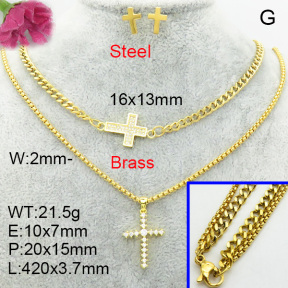 Fashion Brass Sets  F3S008499vhnv-J48