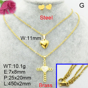 Fashion Brass Sets  F3S008501ahjb-J48