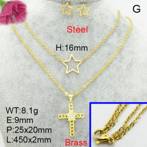 Fashion Brass Sets  F3S008502ahjb-J48