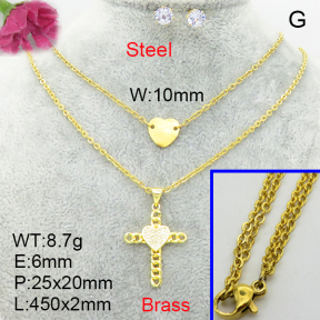 Fashion Brass Sets  F3S008507ahjb-J48