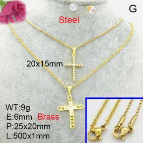 Fashion Brass Sets  F3S008509vhnv-J48