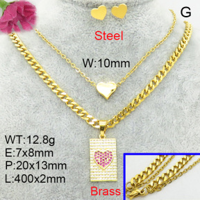 Fashion Brass Sets  F3S008510vihb-J48