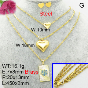 Fashion Brass Sets  F3S008519vila-J48