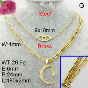 Fashion Brass Sets  F3S008522aija-J48