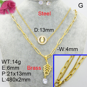 Fashion Brass Sets  F3S008523vihb-J48