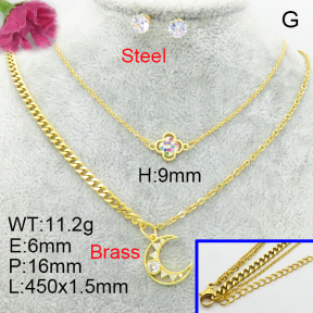 Fashion Brass Sets  F3S008525ahlv-J48