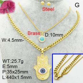 Fashion Brass Sets  F3S008534ahpv-J48