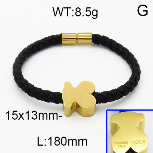 SS Bear Bracelets  TB5000012vhov-659