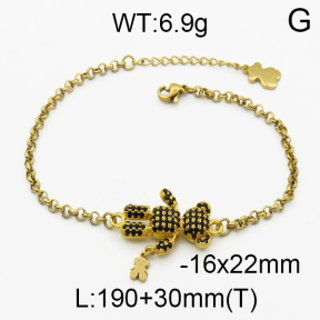 SS Bear Bracelets  TB5000021aivb-659