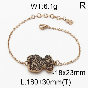 SS Bear Bracelets  TB5000024vhnv-659