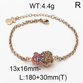 SS Bear Bracelets  TB5000027vihb-659