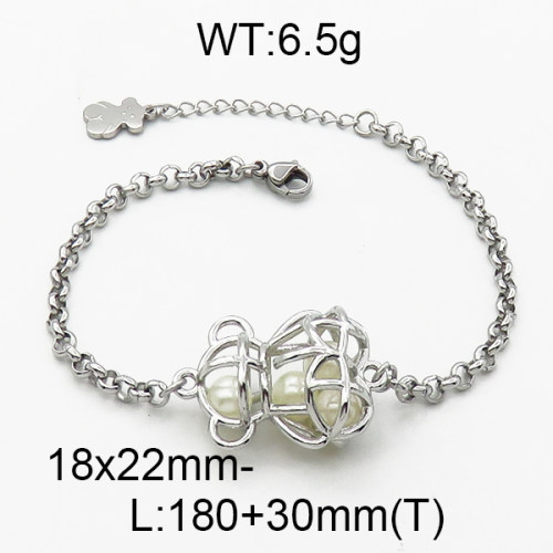 SS Bear Bracelets  TB5000031vhmv-659