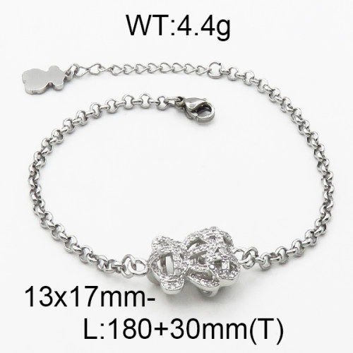 SS Bear Bracelets  TB5000034vhnv-659