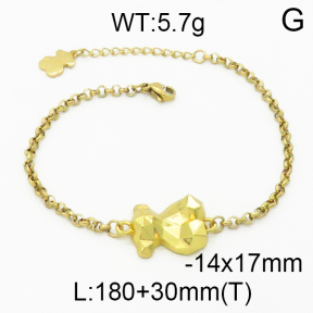 SS Bear Bracelets  TB5000038vhnv-659