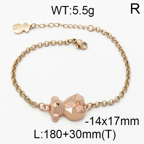 SS Bear Bracelets  TB5000039vhov-659