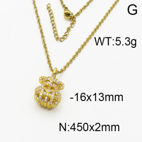 SS Bear Necklaces  TN5000029vhov-659