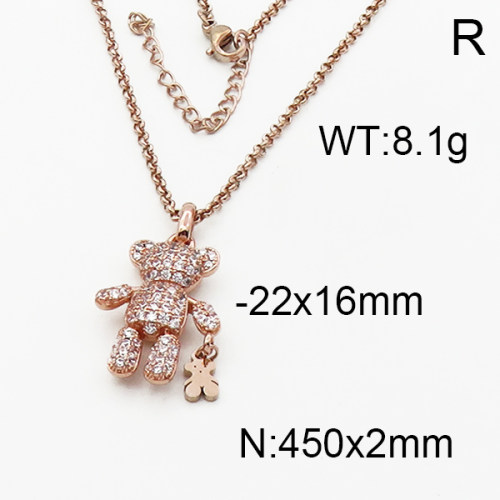 SS Bear Necklaces  TN5000033aivb-659