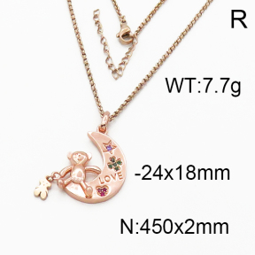 SS Bear Necklaces  TN5000036aivb-659