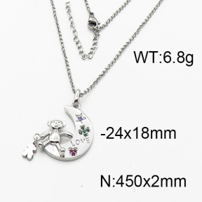 SS Bear Necklaces  TN5000037vhnv-659