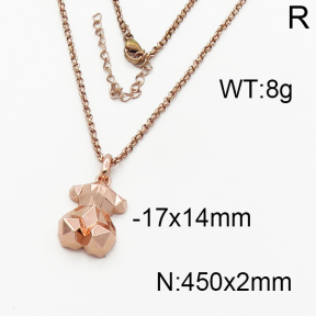 SS Bear Necklaces  TN5000039vhov-659