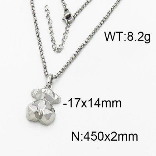 SS Bear Necklaces  TN5000040ahlv-659