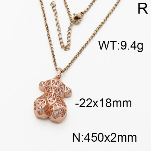 SS Bear Necklaces  TN5000042aija-659