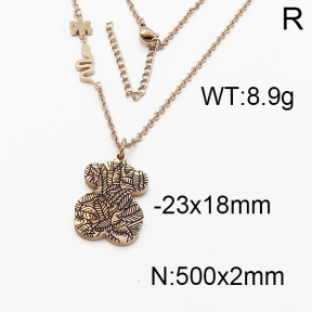 SS Bear Necklaces  TN5000045ahpv-659