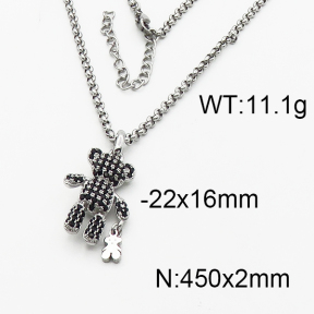 SS Bear Necklaces  TN5000048vhnv-659