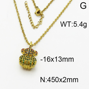 SS Bear Necklaces  TN5000050ahpv-659