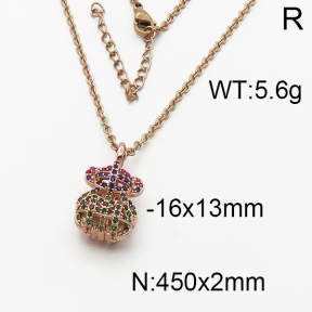 SS Bear Necklaces  TN5000051aivb-659