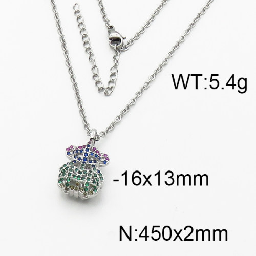 SS Bear Necklaces  TN5000052vhnv-659