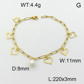 SS Bracelet  3A9000465vbpb-610