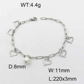 SS Bracelet  3A9000466bbov-610