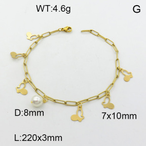 SS Bracelet  3A9000467vbpb-610