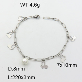 SS Bracelet  3A9000468bbov-610